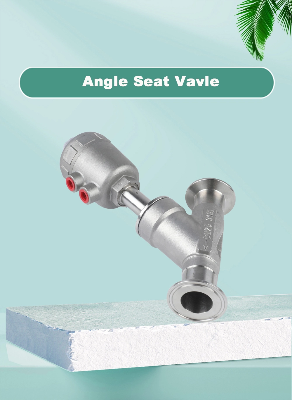 Stainless Steel Good Quality DN25 1 Inch Angle Seat Valve Manufacturer Wholesale