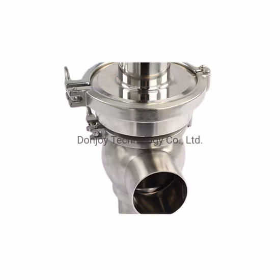 食品業界向けの空気式切換シートバルブ