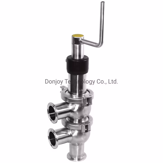 手動溶接されたステンレス鋼製ダイバーターシート反転バルブ