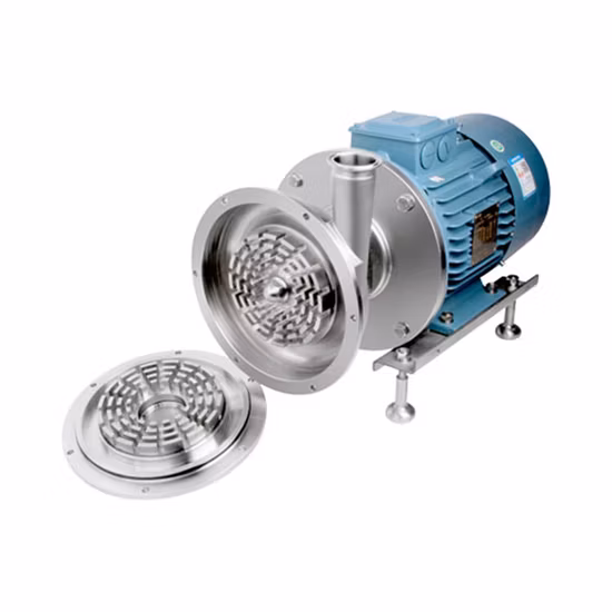 乳処理用一段乳化均一混合ポンプ